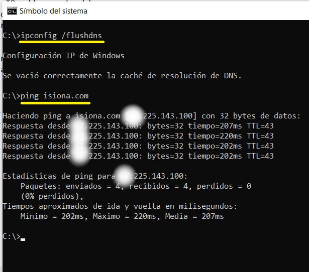 limpiar cache dns por comando windows